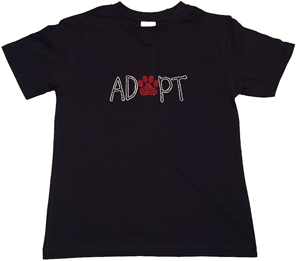 Adopt with Paw in Rhinestones