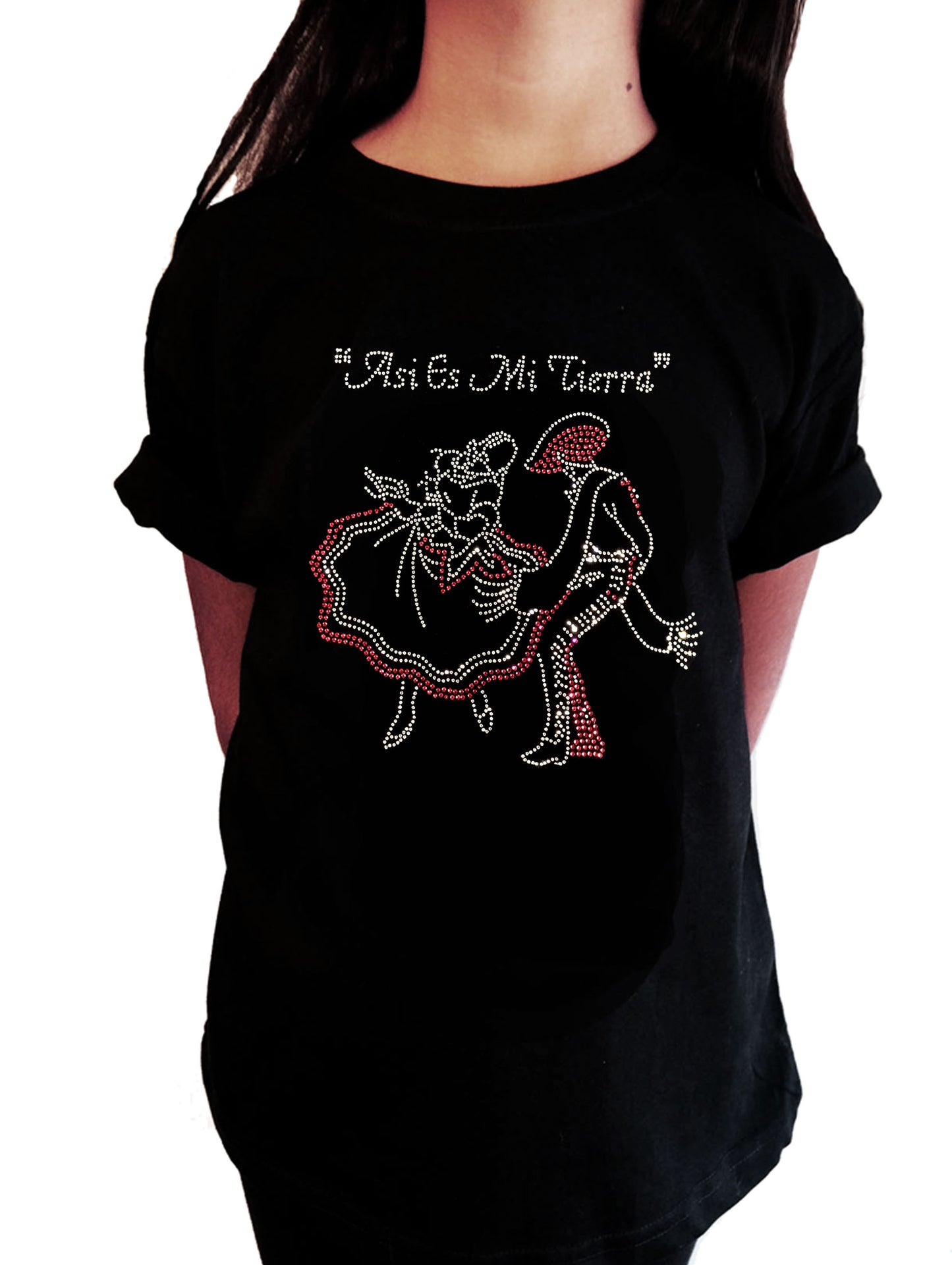 Asi Es Mi Tierra Folklorico in Rhinestones