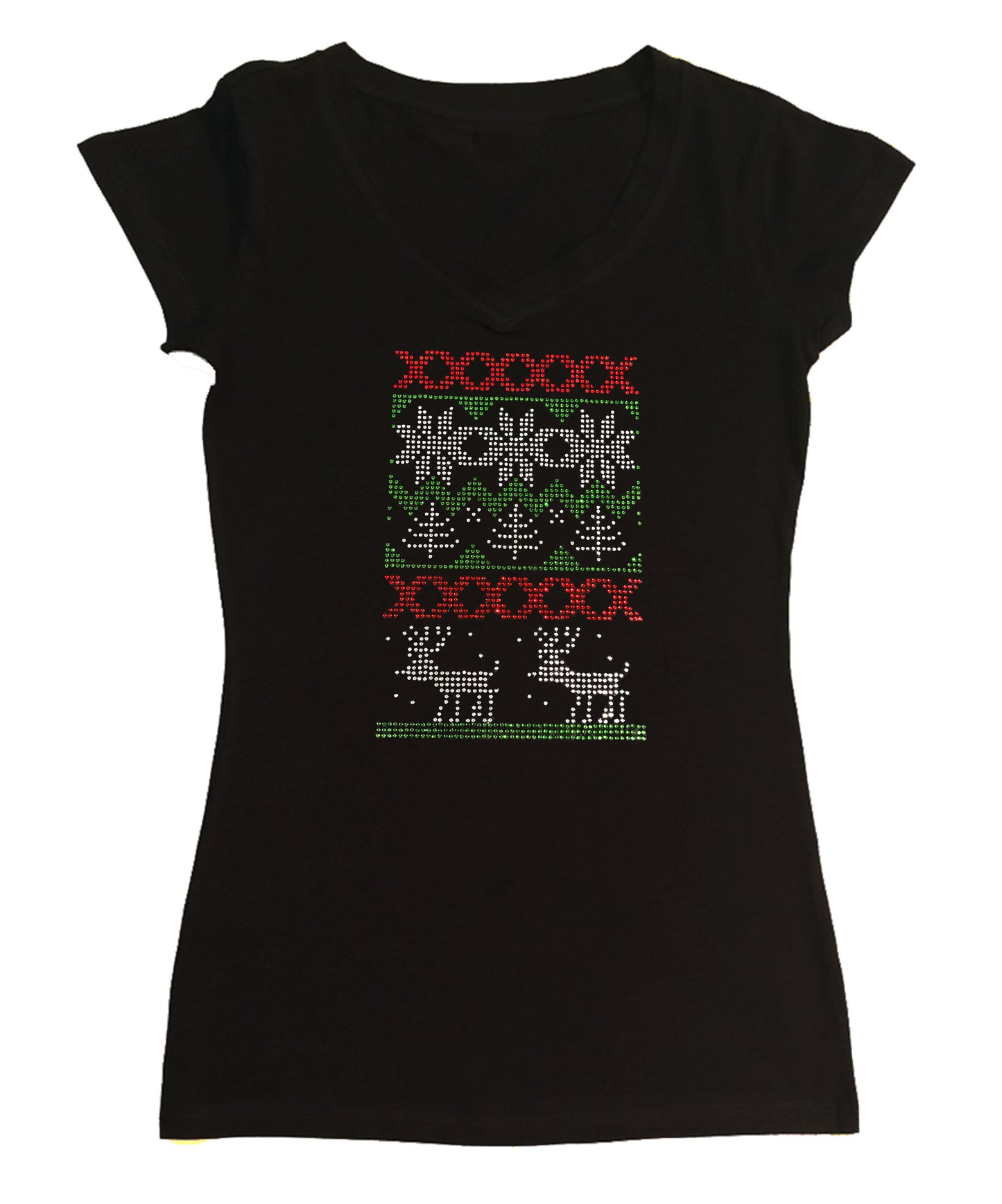 Christmas Ugly Shirt with Reindeer