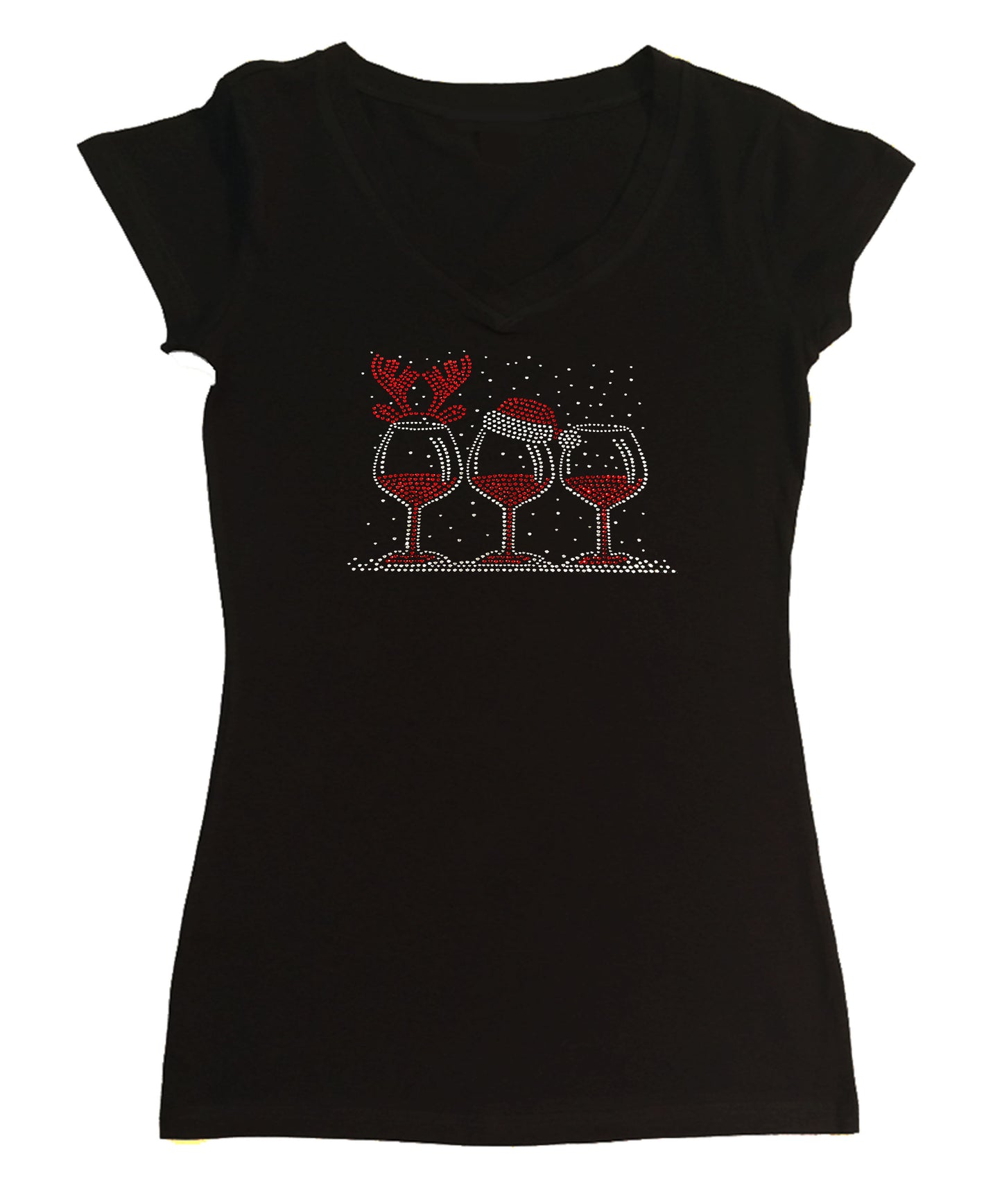 Christmas Wine Glass