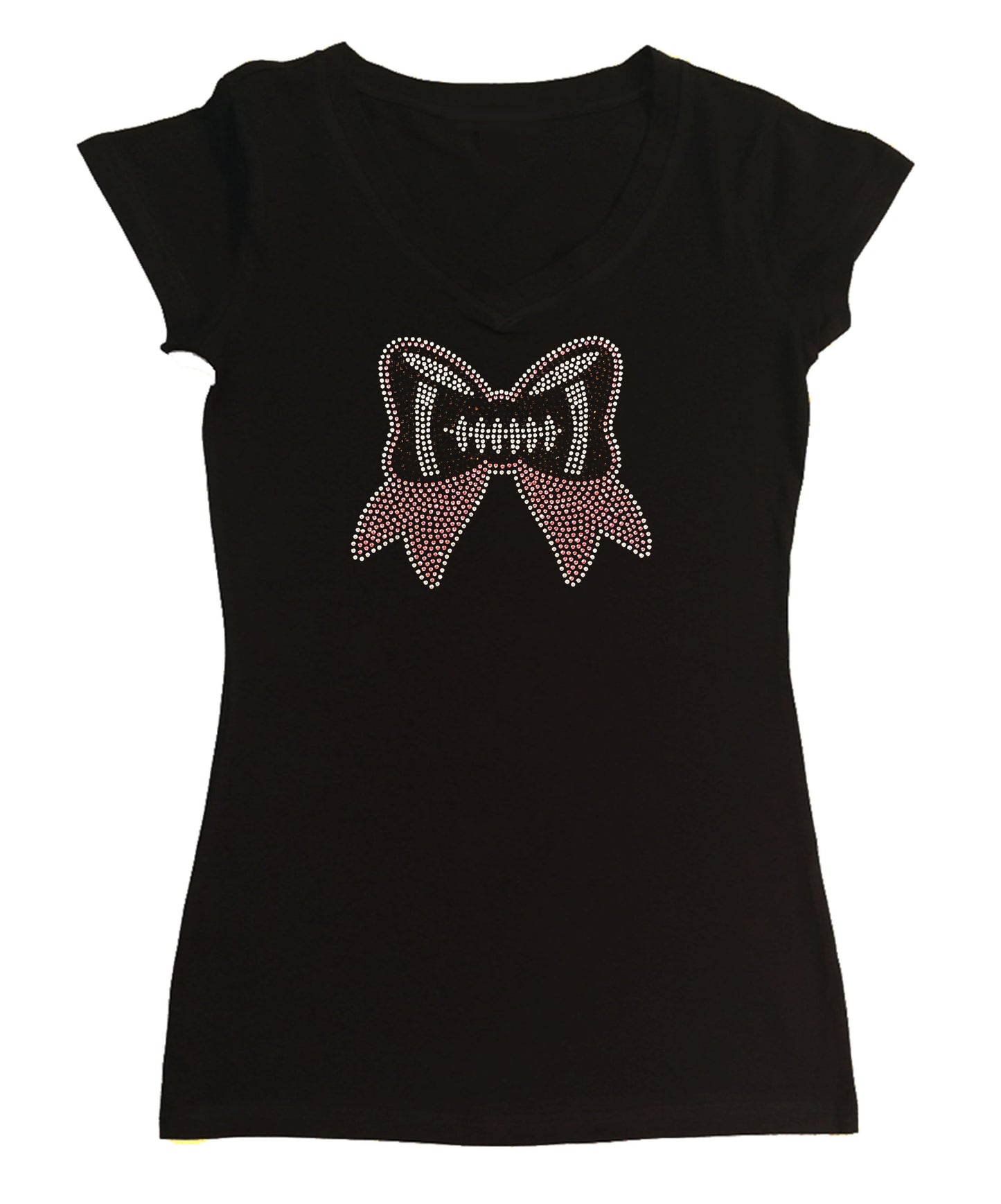 Football Pink Ribbon in Rhinestones