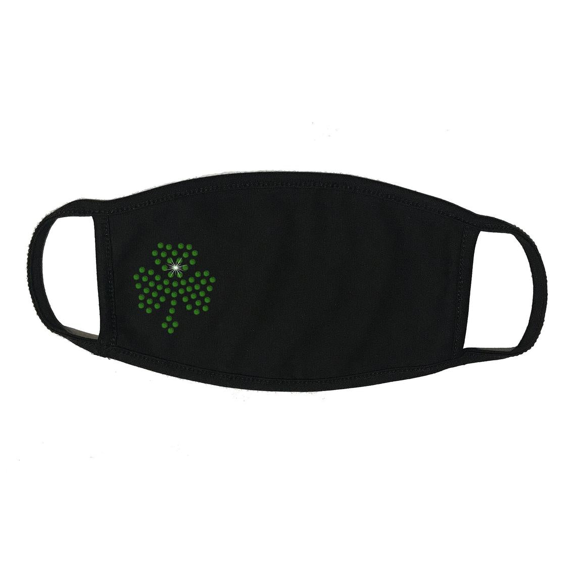 Green Clover, for St. Patrick's Day rhinestones