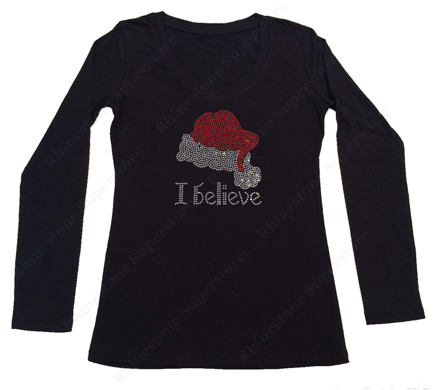 I Believe Santa Hat long sleeve