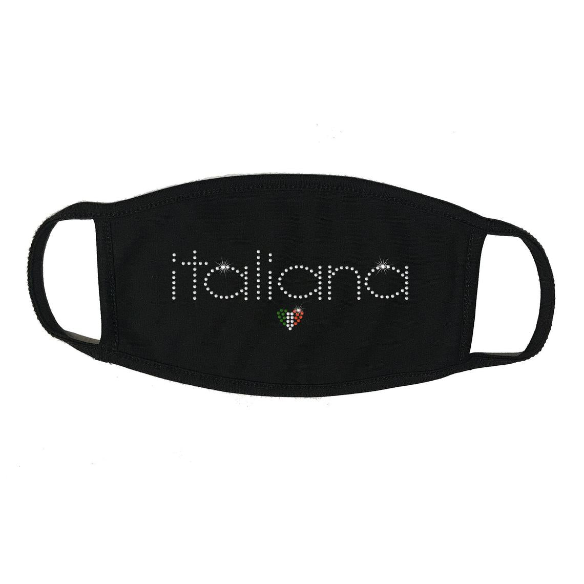 Italiana and Heart Flag rhinestones