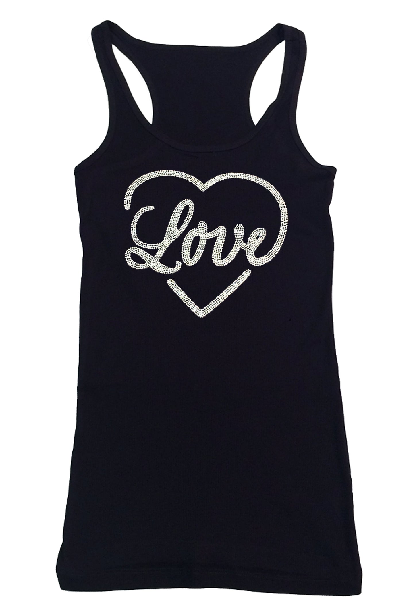 Womens T-shirt with Love Heart in AB