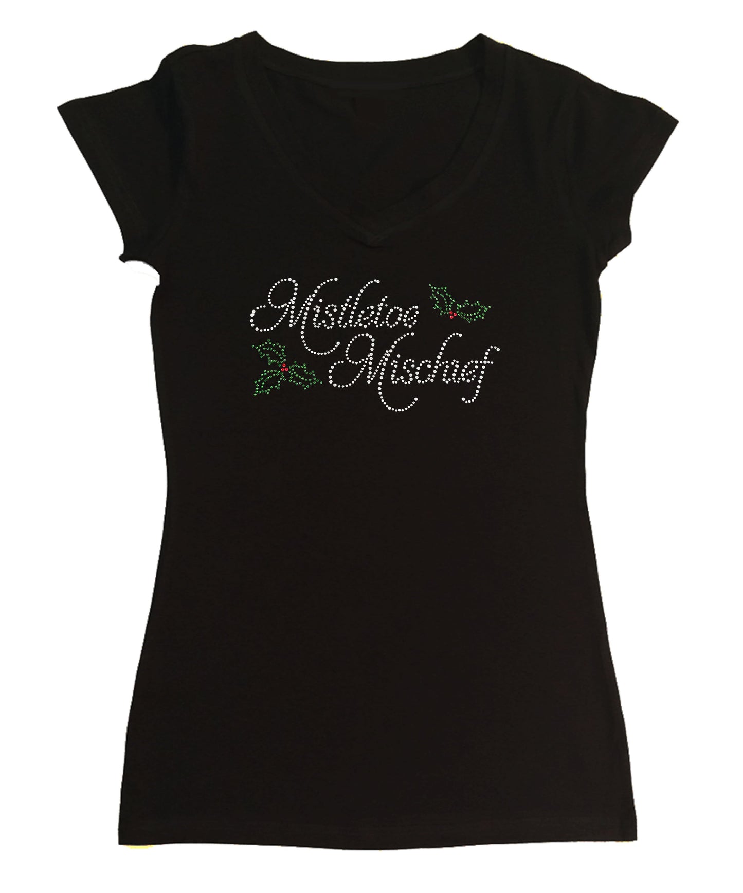 Mistletoe Mischief Christmas in Rhinestones