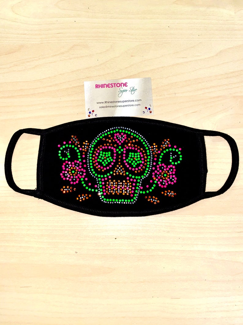 Neon Sugar Skull