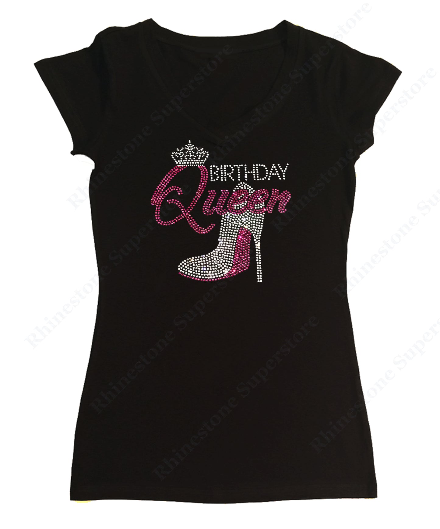 Pink Birthday Queen with Heel