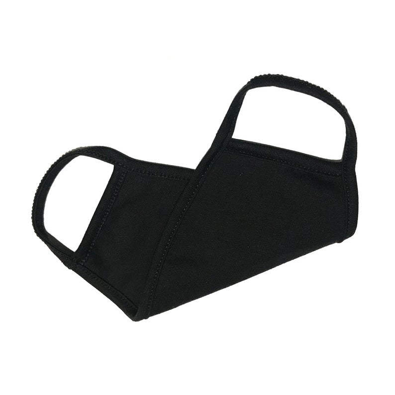 Rhinestone Embellished Black Face Mask with Valentine's Day Hearts