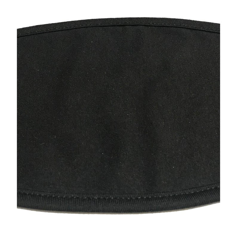 Rhinestone Embellished Black Face Mask with Horseshoe