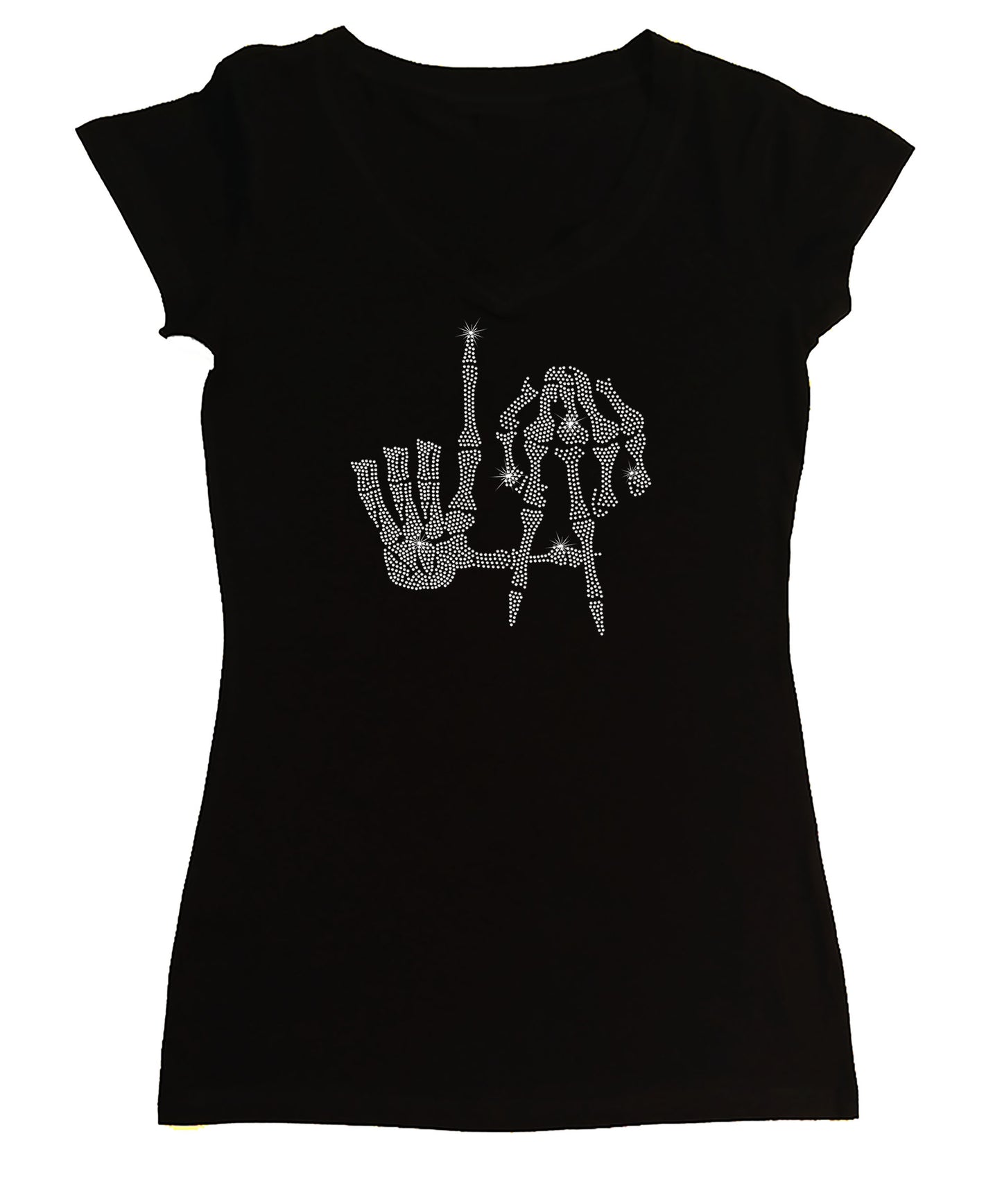 Skeleton Hand Rock Sign