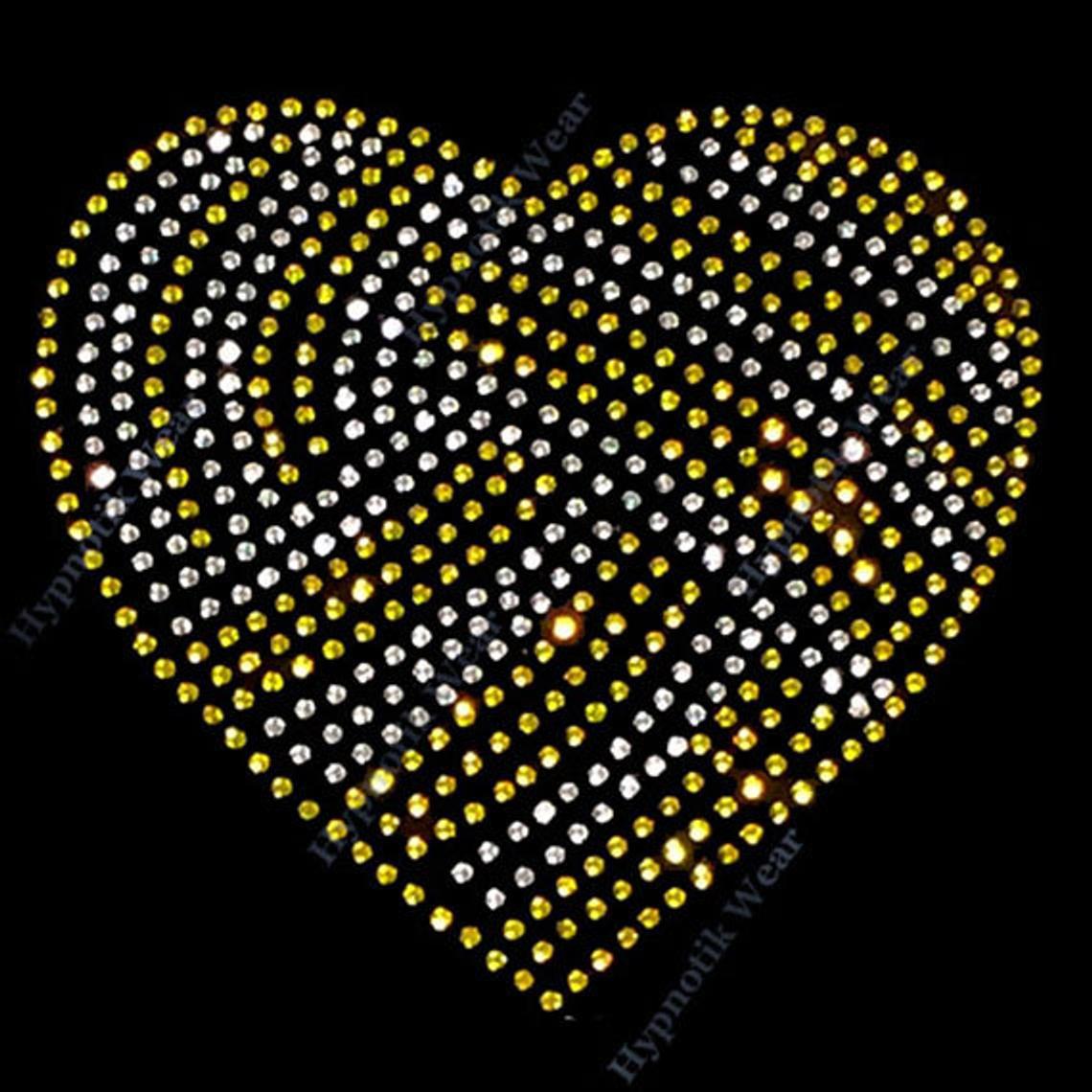 Rhinestone Transfer " Water Polo Heart " Hotfix, Iron On, Bling, Team Mom, DIY