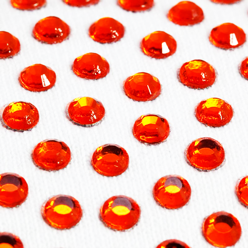 Orange Rhinestones