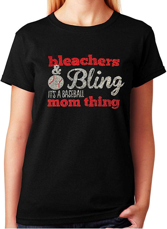 Bleachers & Bling It's a Baseball Mom Thing in Rhinestones
