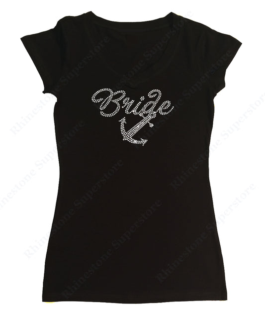 Bride with Anchor in Rhinestones