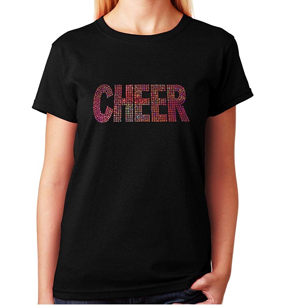 Women's / Unisex T-Shirt with Cheer in Sequence
