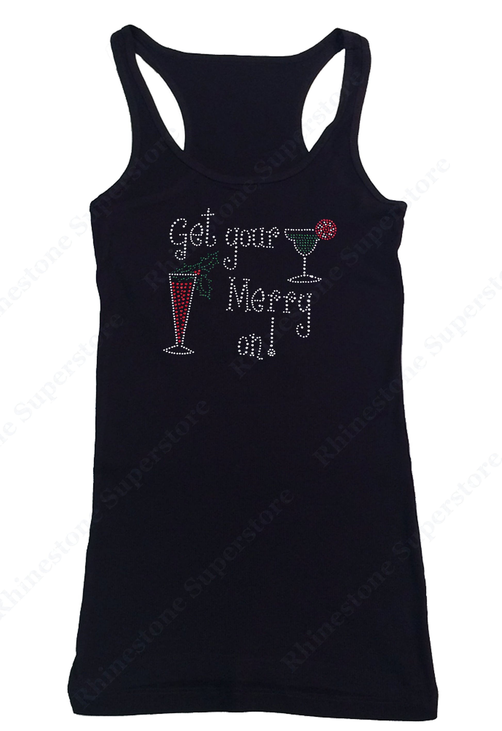 Get Your Merry On!  Christmas Design tank top