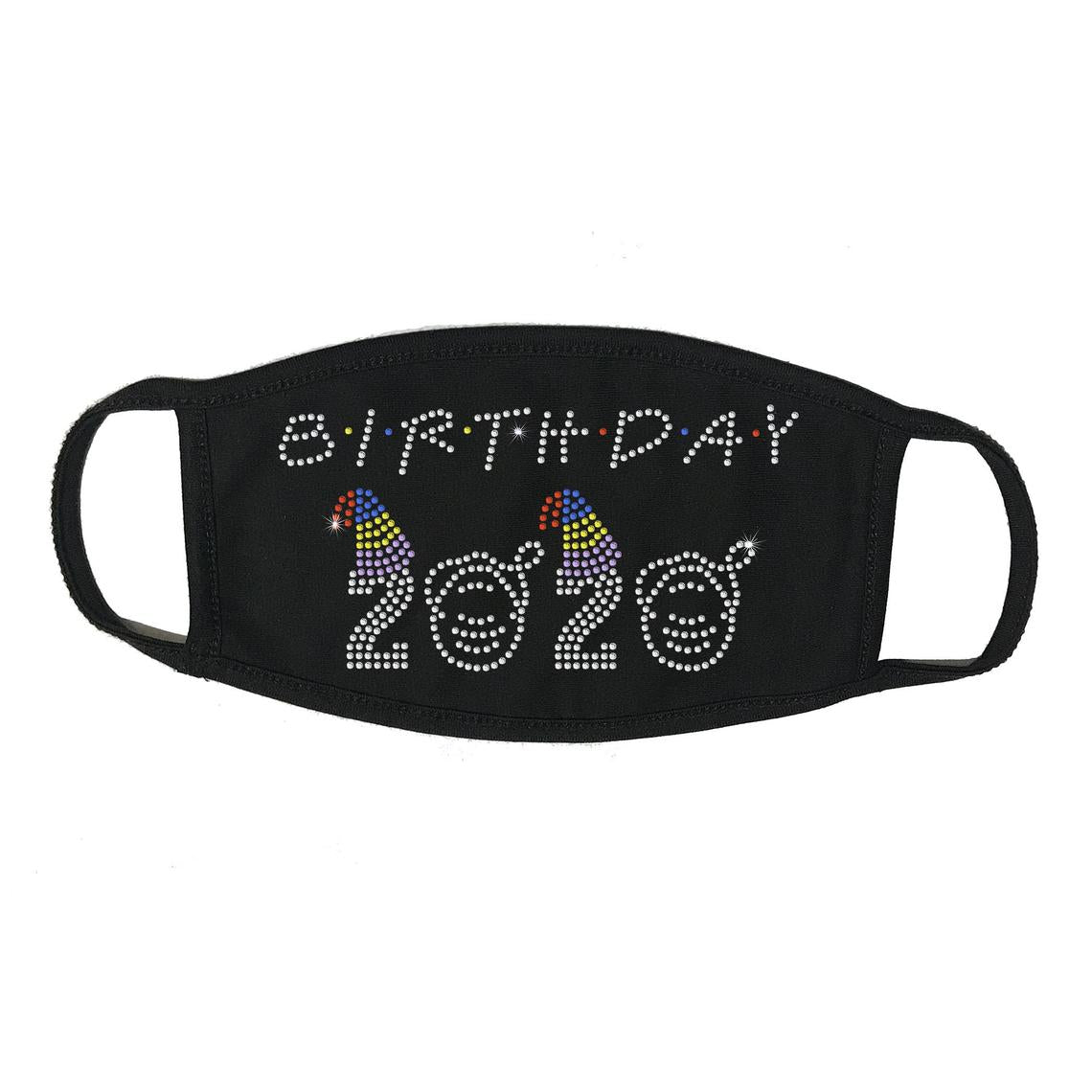 Rhinestone Face Mask, Face Cover, Birthday 2020 in Friends Style