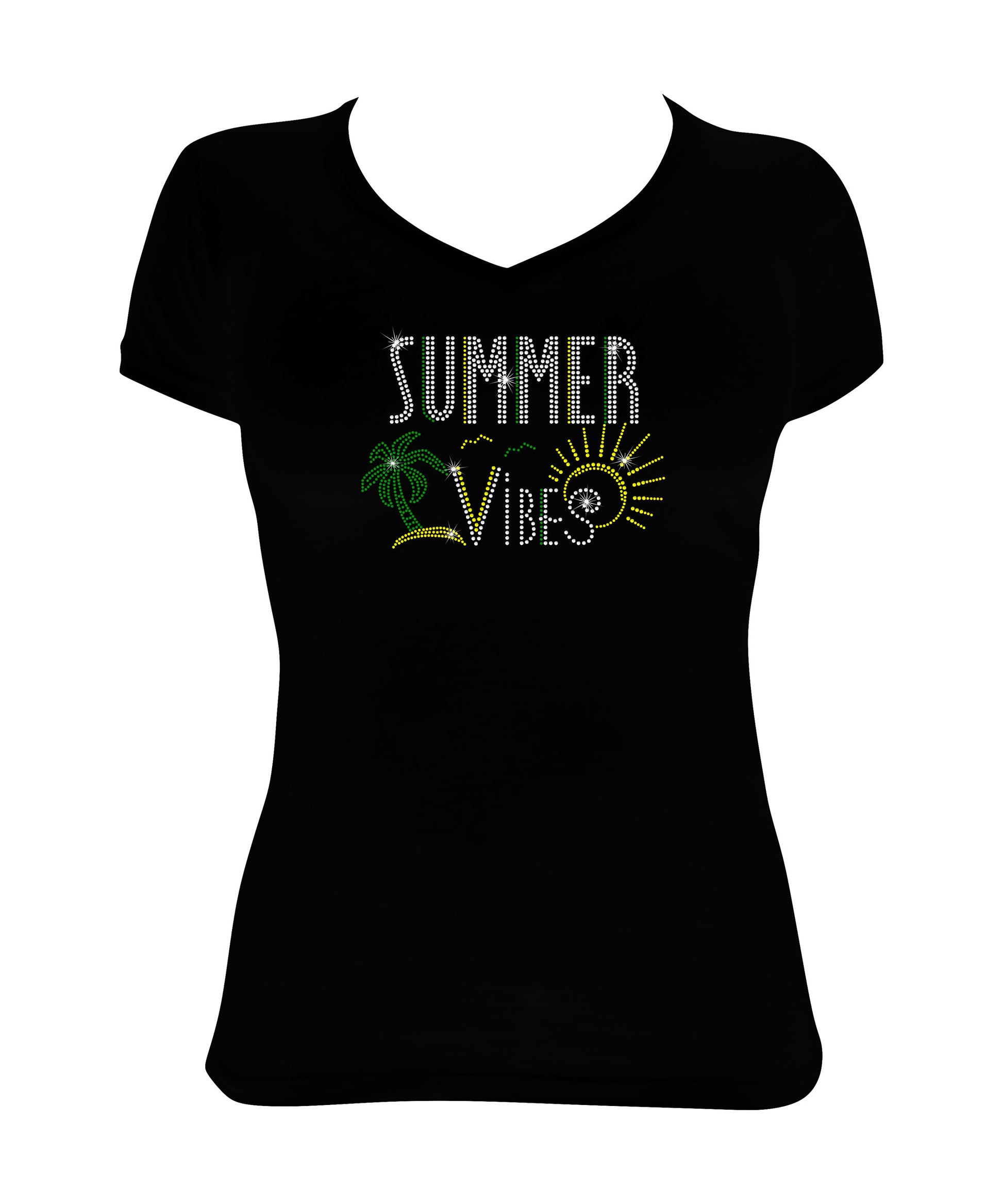 Summer Vibes - Sunshine and Palm Tree Summer Shirt